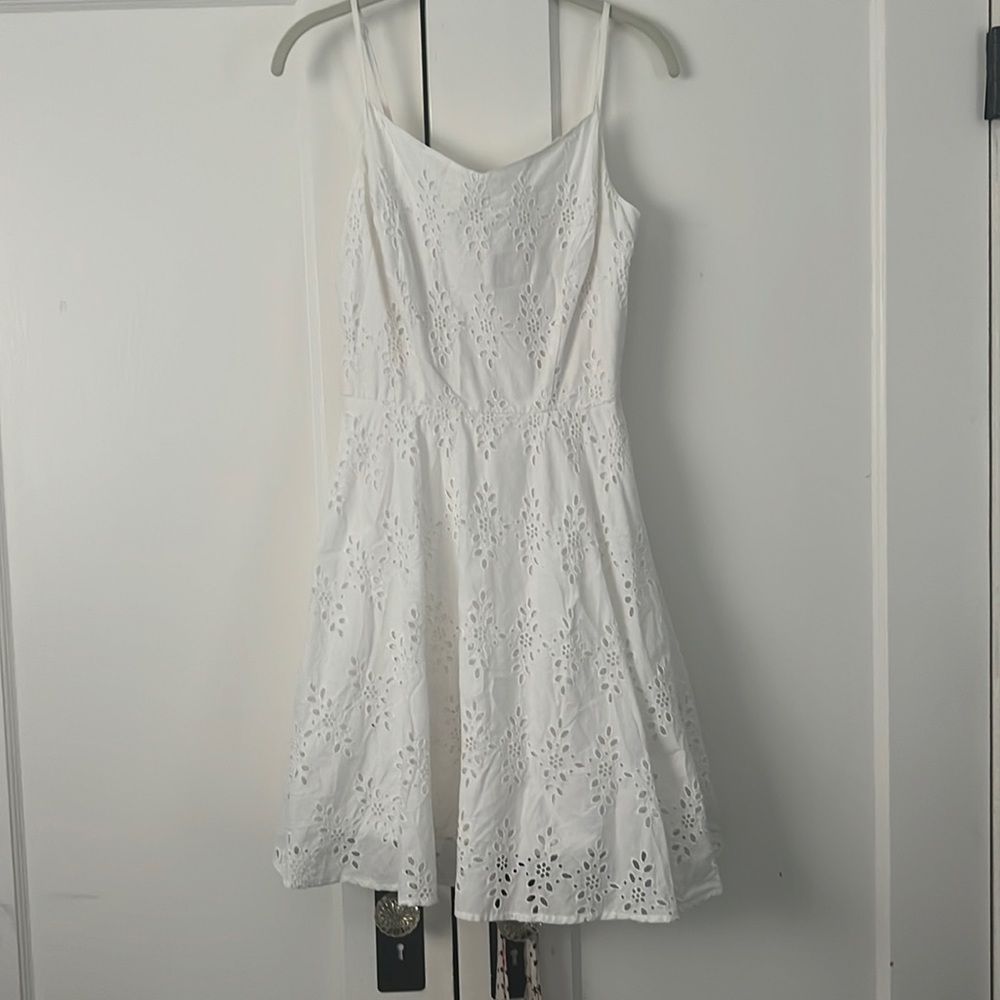 White Eyelette dress